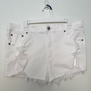 Aeropostale Vintage High Rise Shorty - White - Size 16